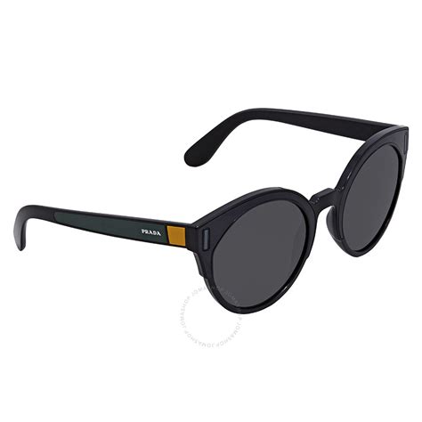 Prada Grey Cat Eye Sunglasses PR 03US 07E5S0 53 